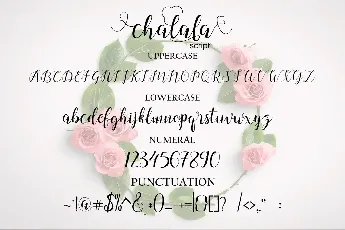 chalala font