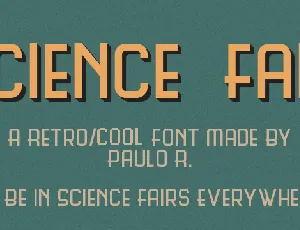 Science Fair font