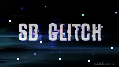 SD Glitch font