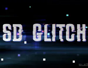 SD Glitch font