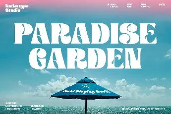 Paradise Garden font