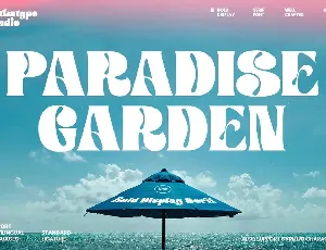 Paradise Garden font