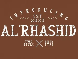 Al’Rhasid font