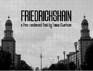 Friedrichshain Typeface font