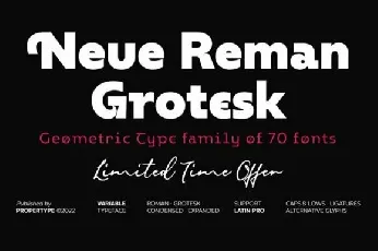 Neue Reman Gt font