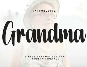 Grandma Script font