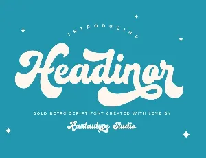 Headinor font