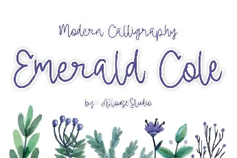 Emerald Cole Demo Version font