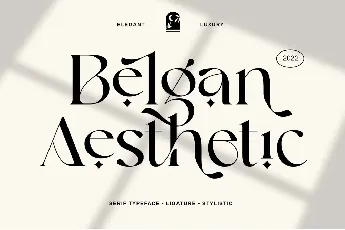 Belgan Aesthetic font