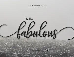 fabulous font