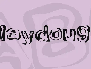 Playdough font