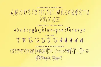 Yellow Cute font