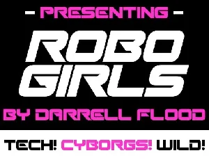 Robo Girls font