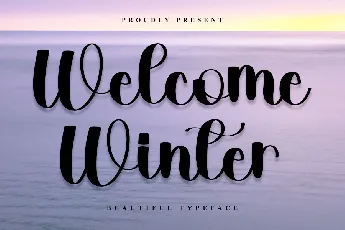 Welcome Winter font