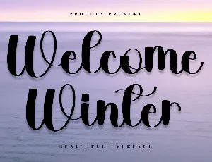 Welcome Winter font