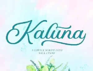 Kaluna Calligraphy font