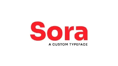 Sora Sans Serif Family font