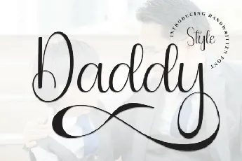 Daddy Calligraphy Typeface font