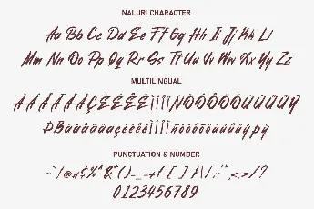 Nurani Demo Version font