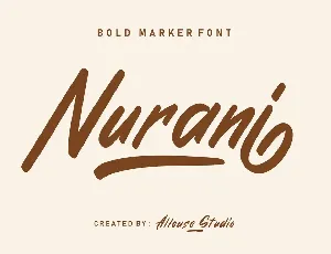 Nurani Demo Version font