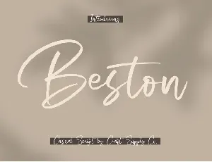 Beston Free font