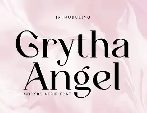 Grytha Angel font