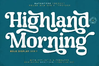 Highland Morning font