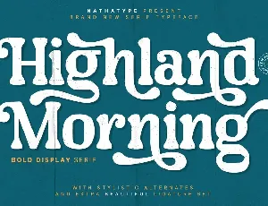 Highland Morning font