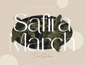 Safira March Serif font
