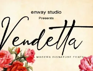 Vendetta font