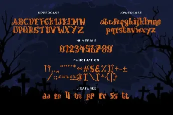 Monster Pumpkin Display font