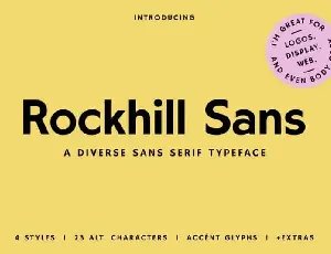 Rockhill Sans Serif font