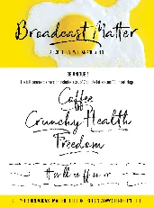 Broadcast Matter font