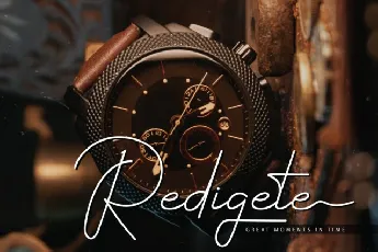 Rastery Signature font