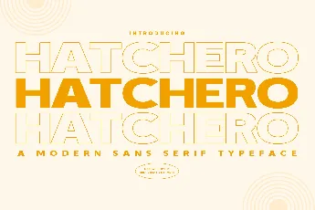 Hatchero Personal Use font