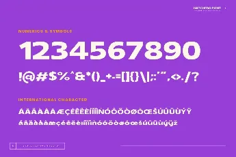 Hatchero Personal Use font