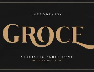 Groce font