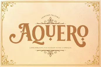 Aquero font