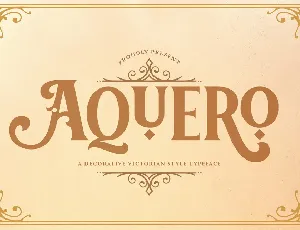 Aquero font