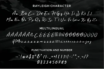 Rayleigh Demo Version font