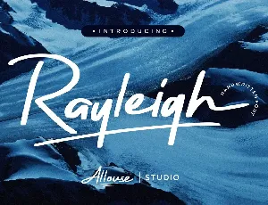 Rayleigh Demo Version font