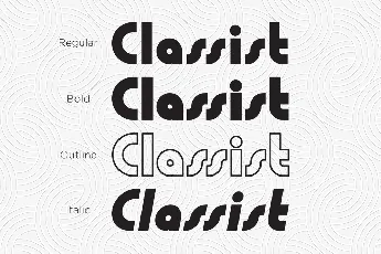 Classist Demo font