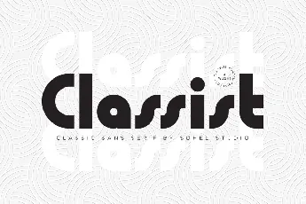 Classist Demo font