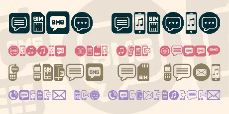 Mobile Icons font