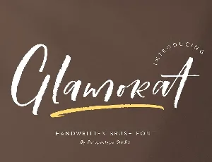 Glamorat font