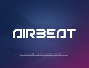 Airbeat font