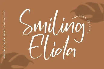 Smiling Elida font