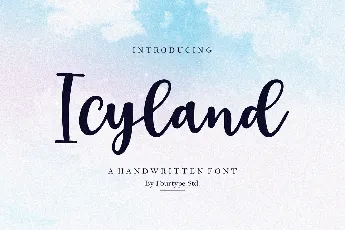 Icyland font