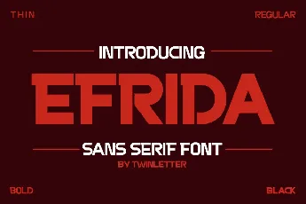 Efrida font