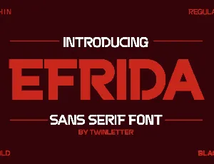 Efrida font